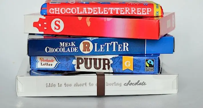 chocoladeletter test