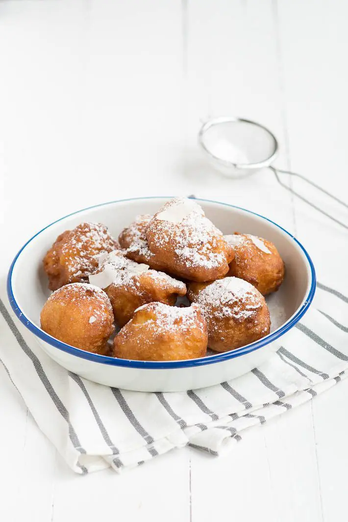 oliebollen met ananas