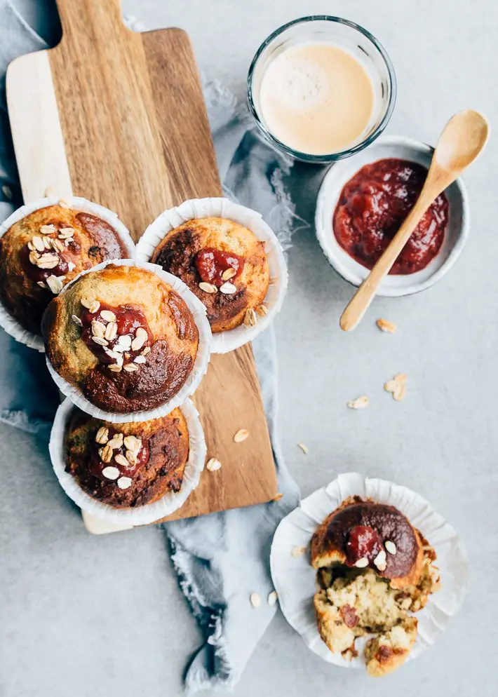 ontbijt muffins met granola