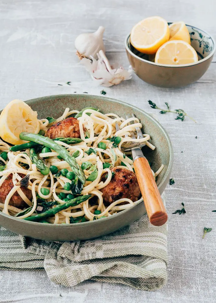 pasta met doperwten