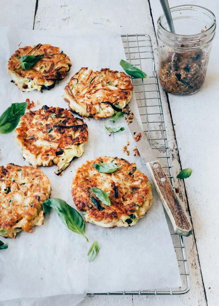 Courgette fritters