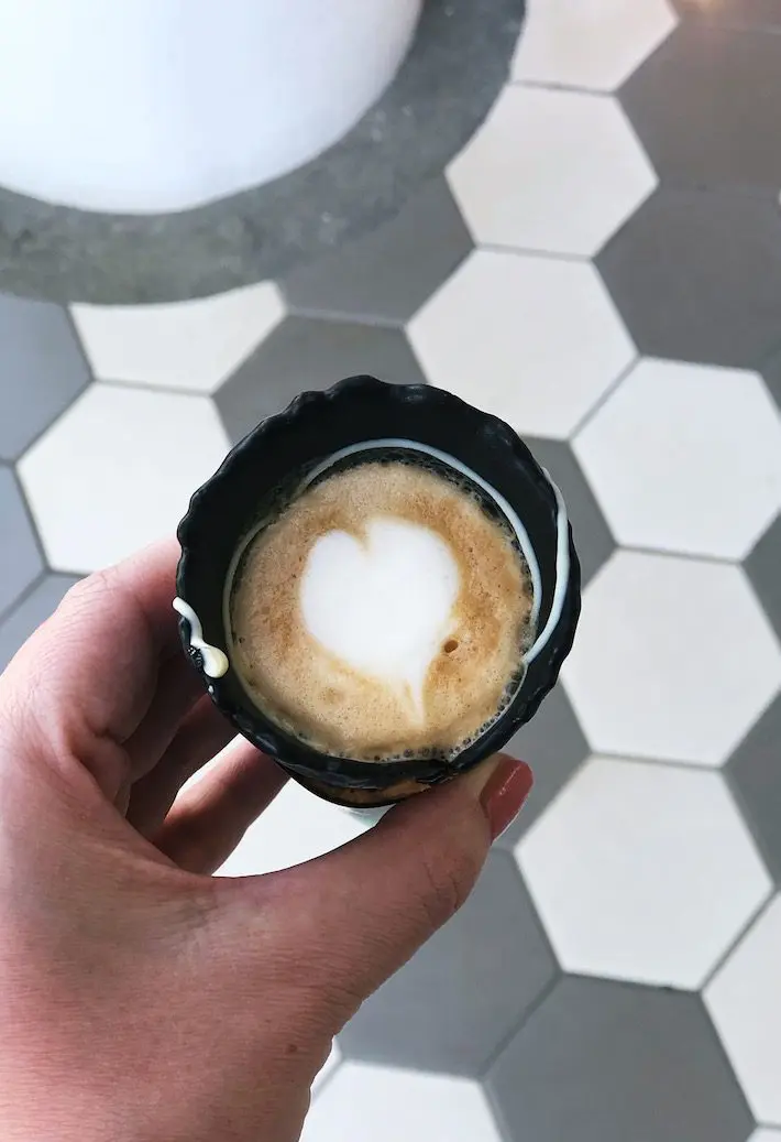 coffee in a cone