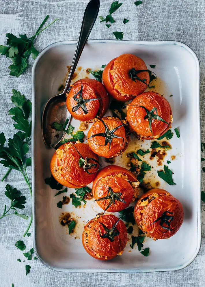 Gevulde tomaten met quinoa