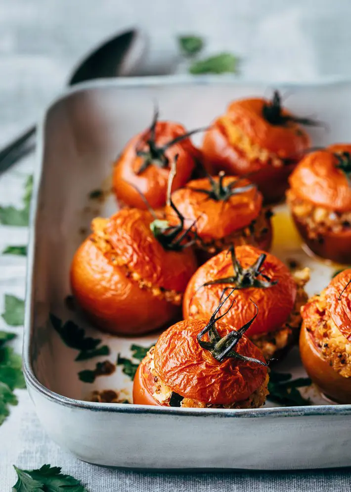 Gevulde tomaten met quinoa