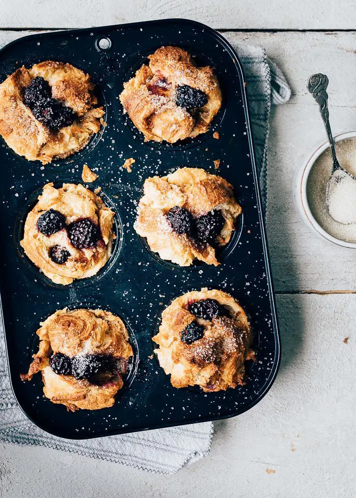 Croissant pudding