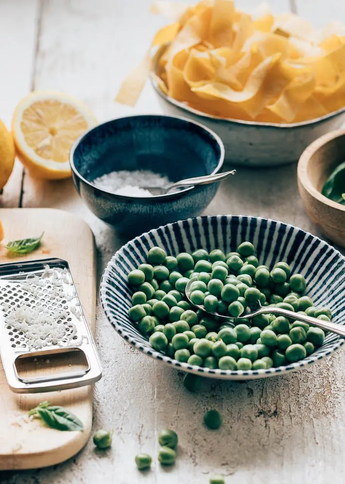 Pappardelle met pangrattato