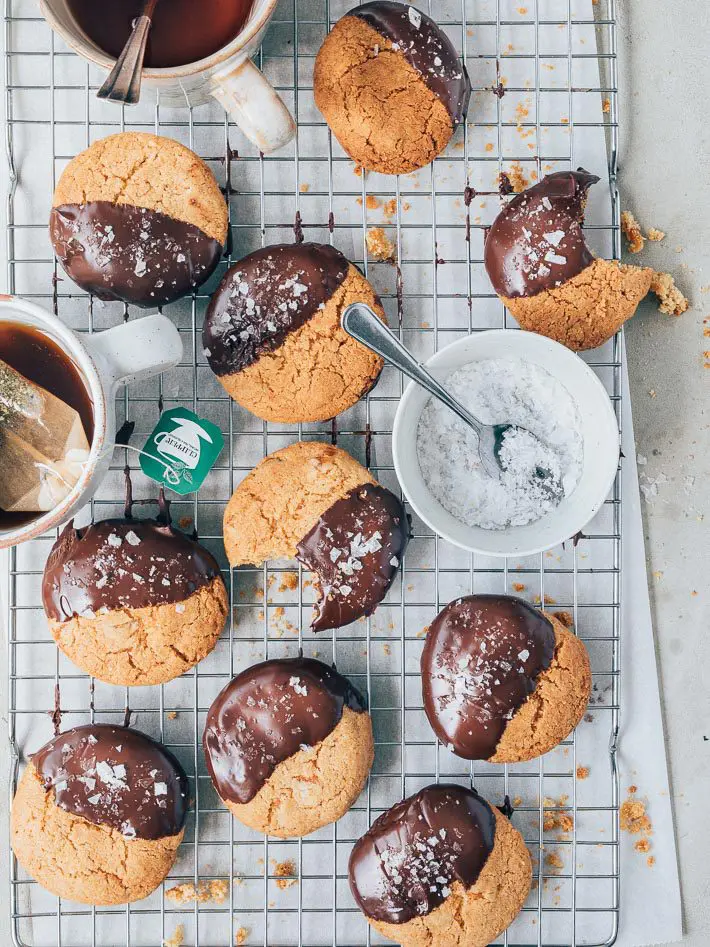 Abrikozen koekjes met chocodip