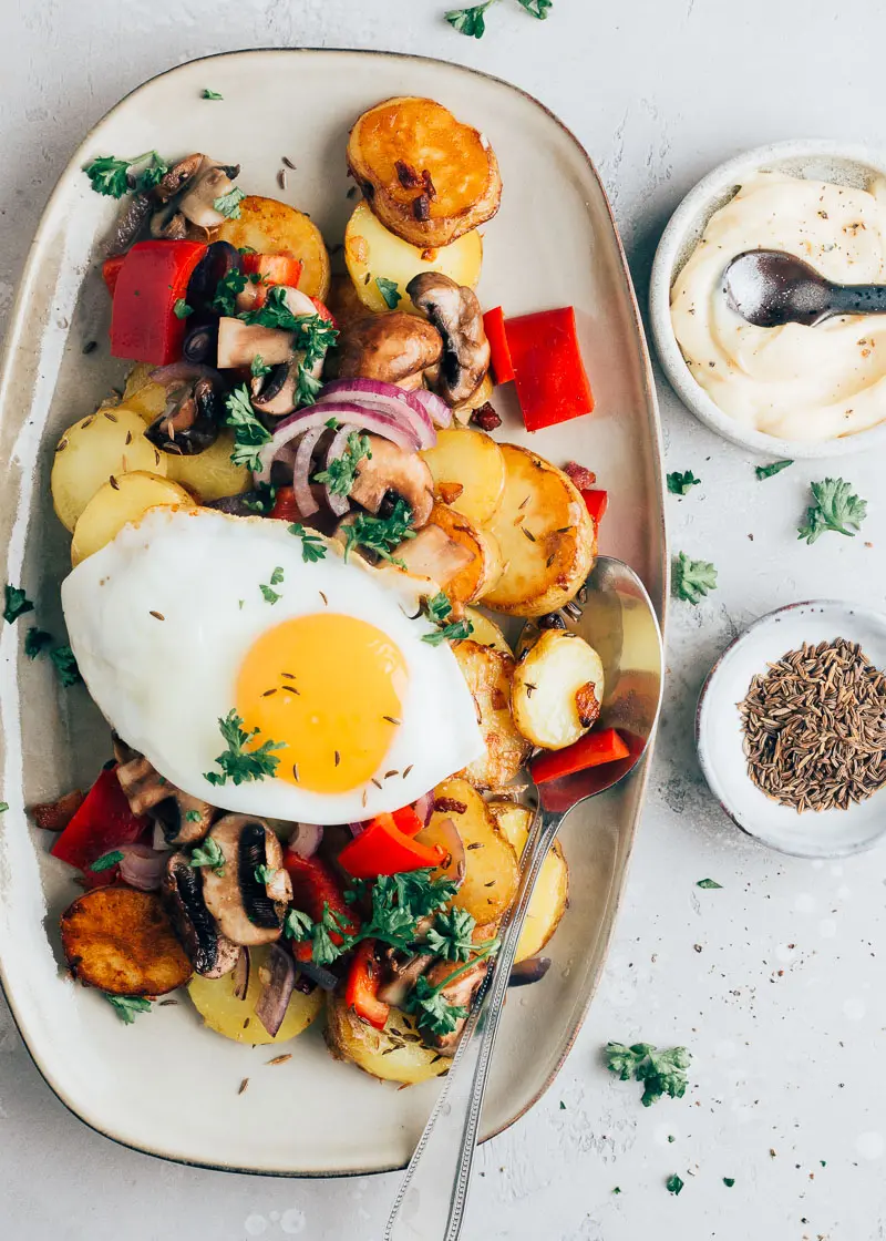 Tiroler Gröstl met groente