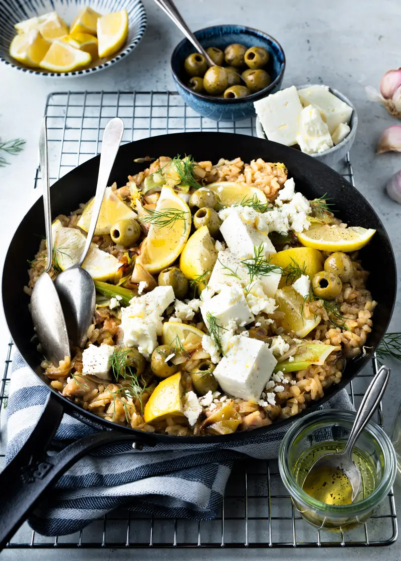 Griekse risotto