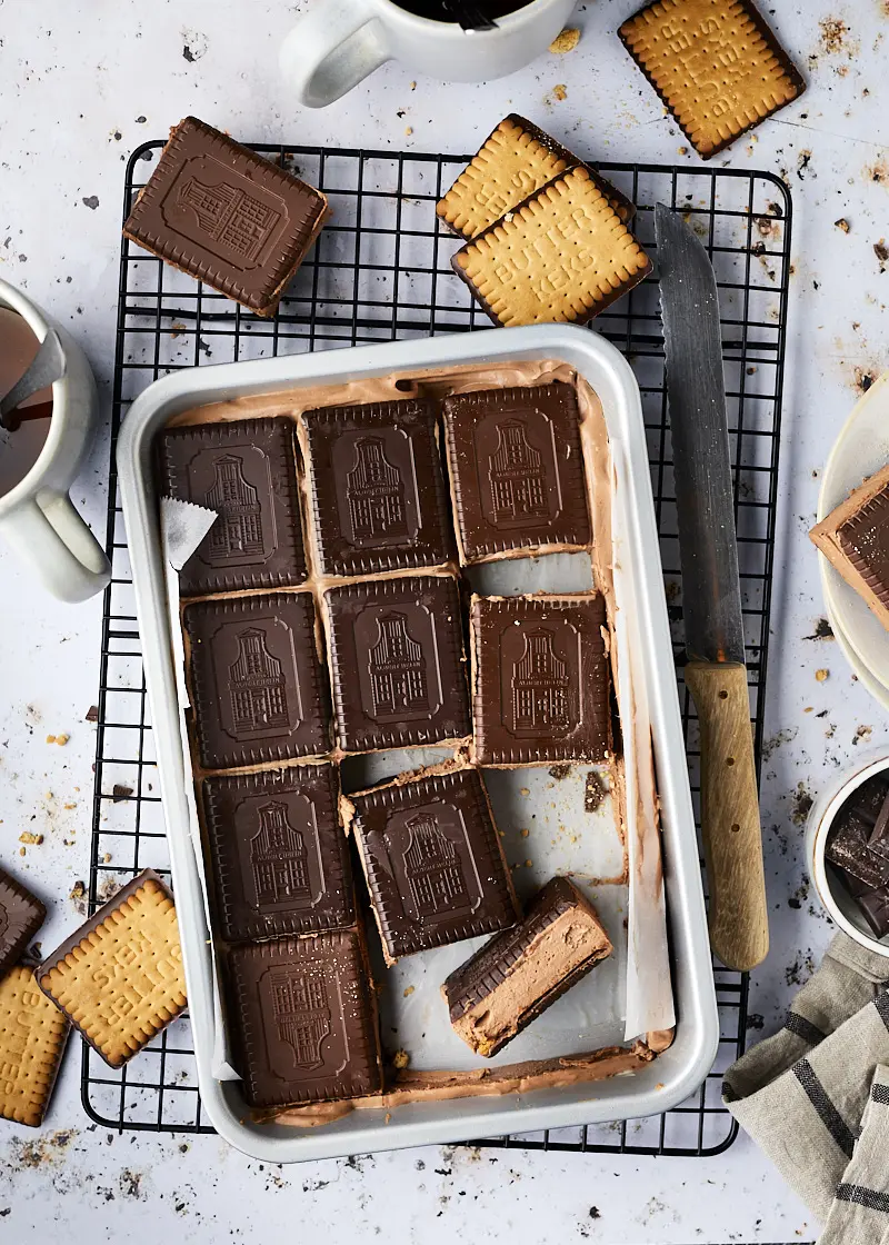 Cheesecake koekjes met chocolade