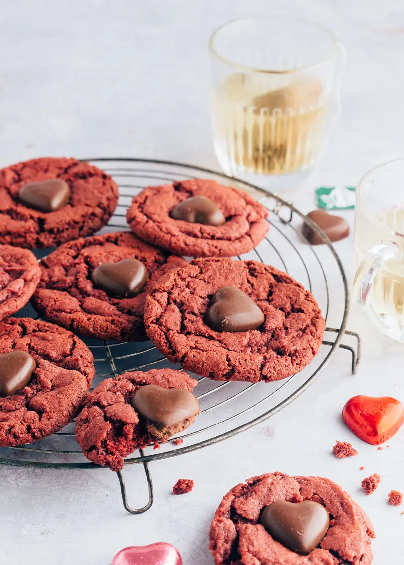 Red velvet koekjes