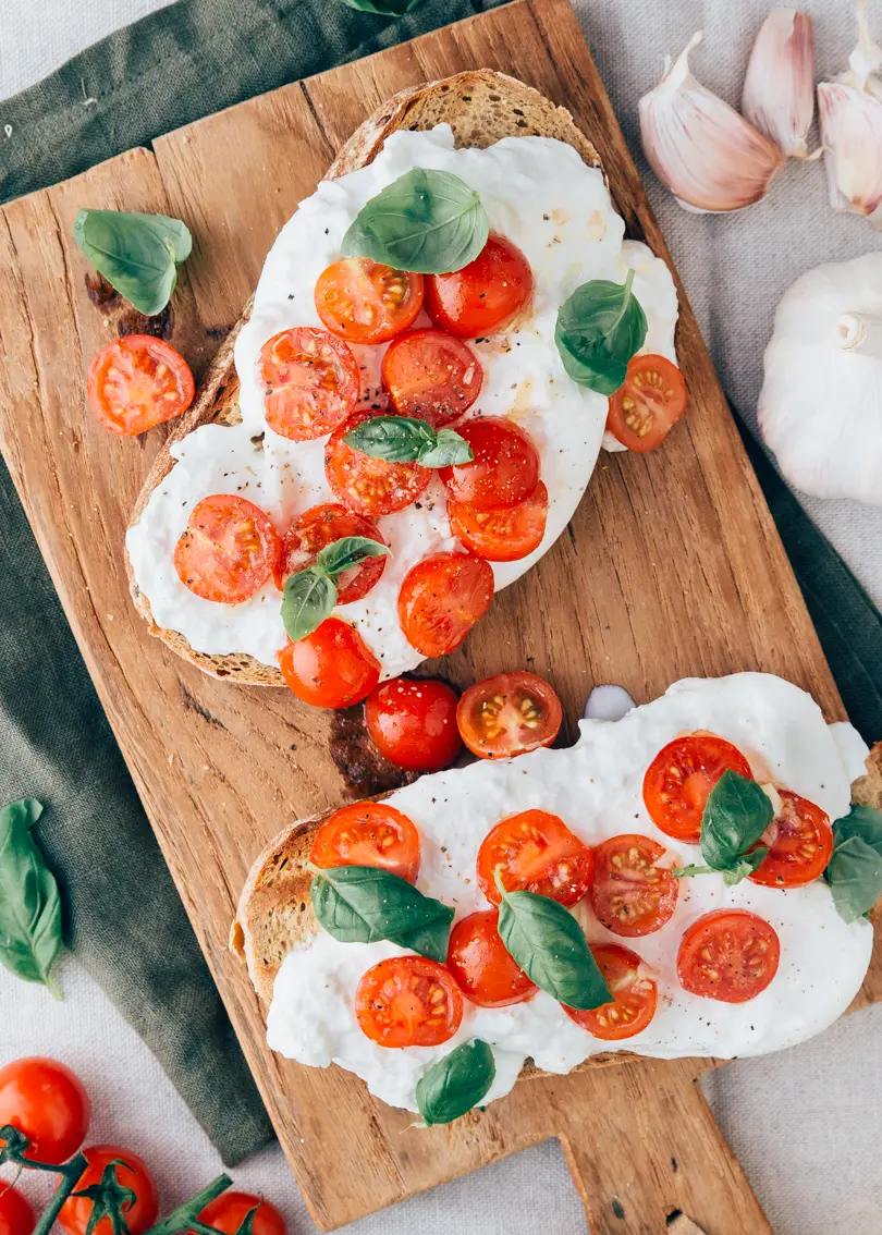 Bruschetta burrata