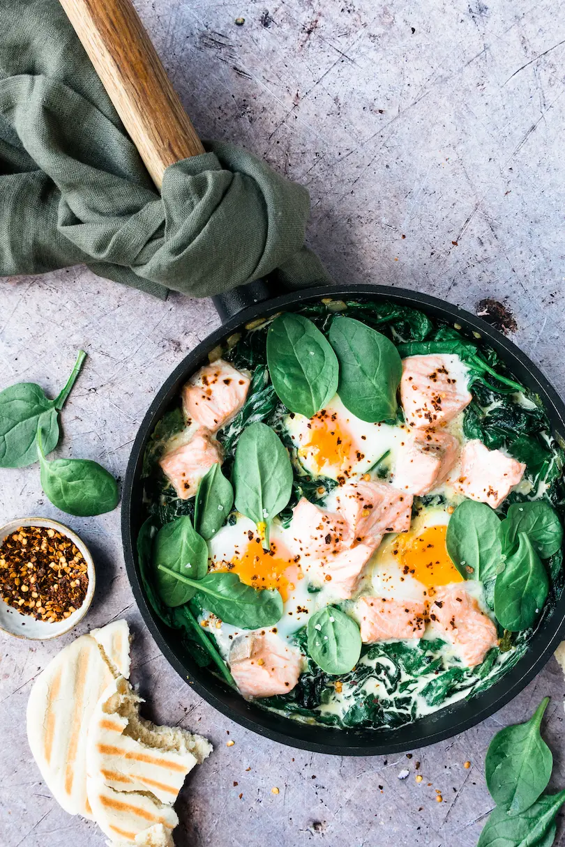 Shakshuka met zalm