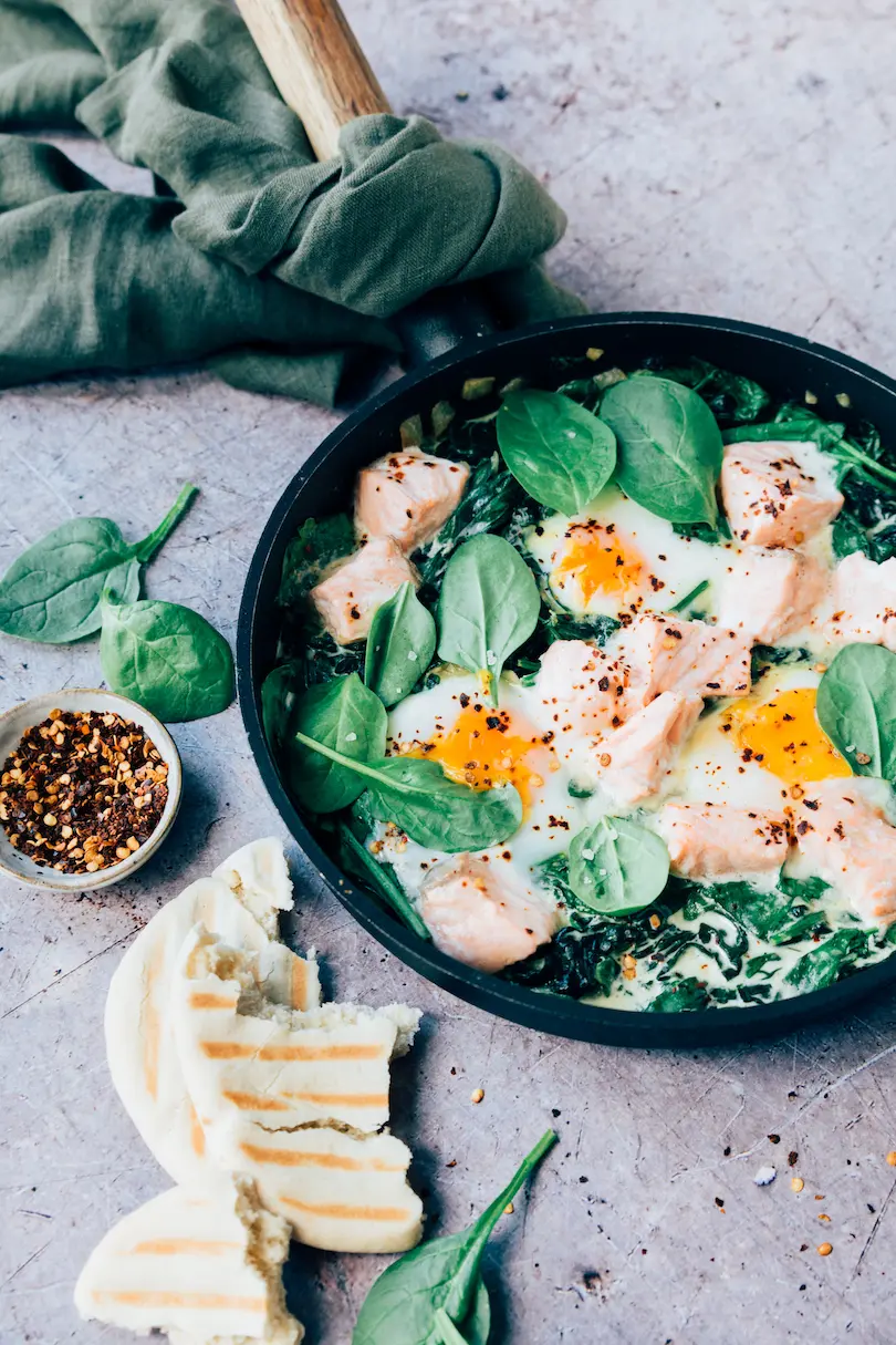 Shakshuka met zalm