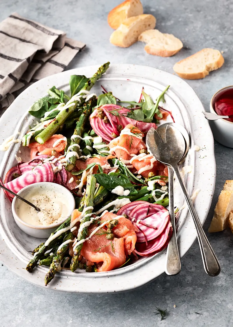 Salade Met Gerookte Zalm - Uit Paulines Keuken