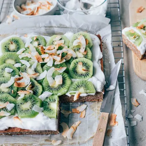 Ontbijtcake met kiwi