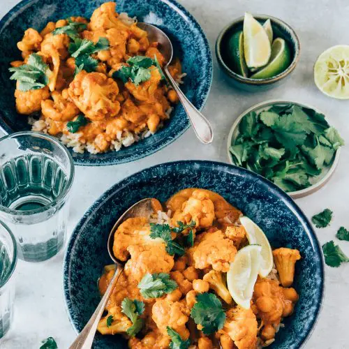 Bloemkoolcurry / vega recepten