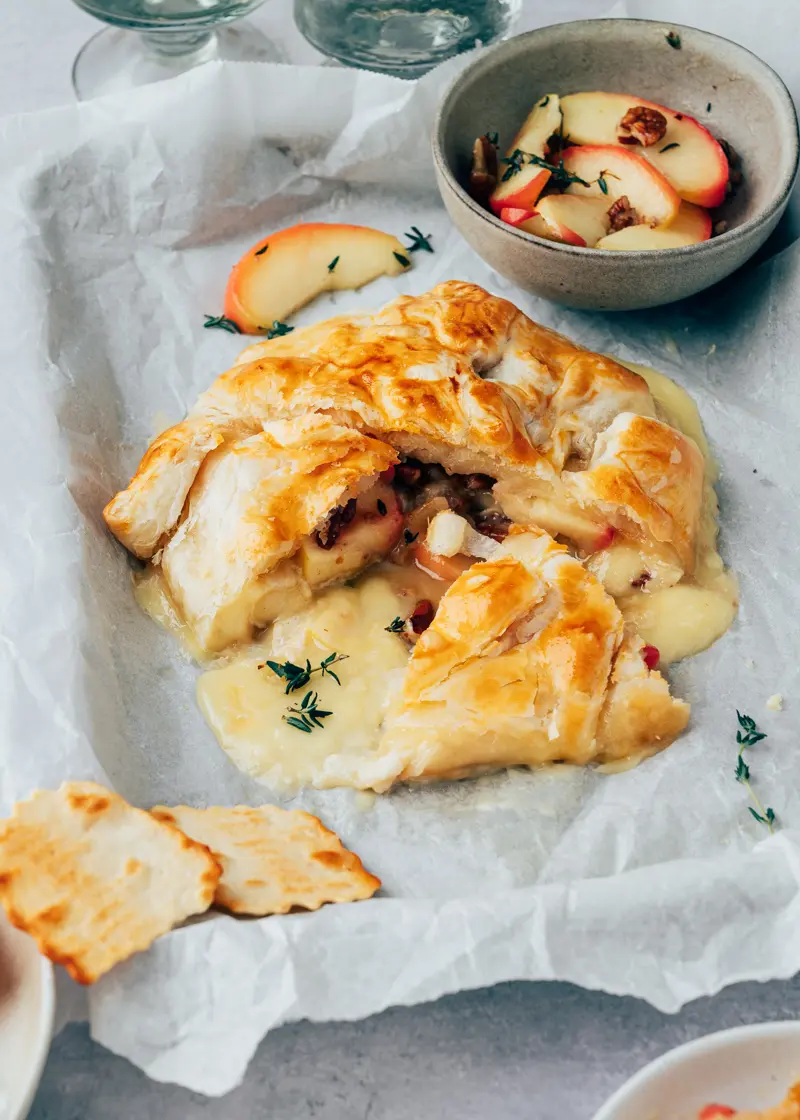 Camembert in bladerdeeg uit de oven