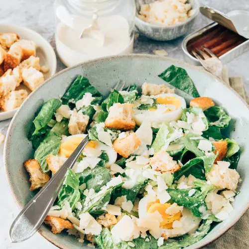Caesar salade - Salades en dressings maken