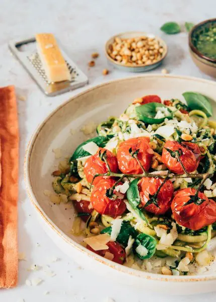 Courgette spaghetti