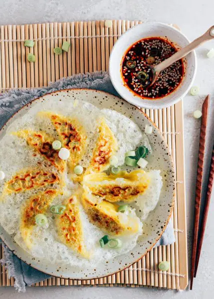 Crispy gyoza