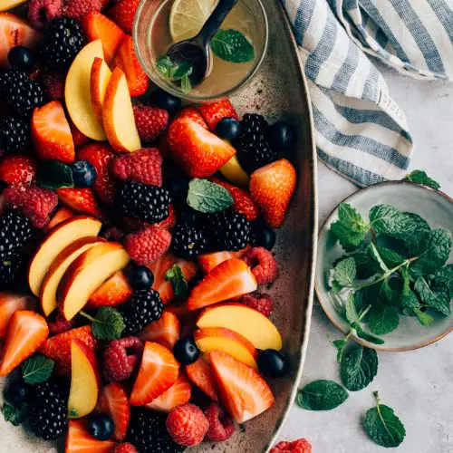 Fruitsalade maken