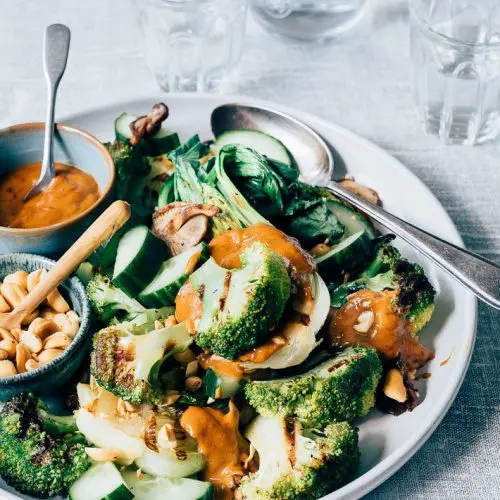 Gegrilde broccoli salade