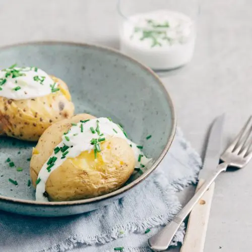 Gepofte aardappel