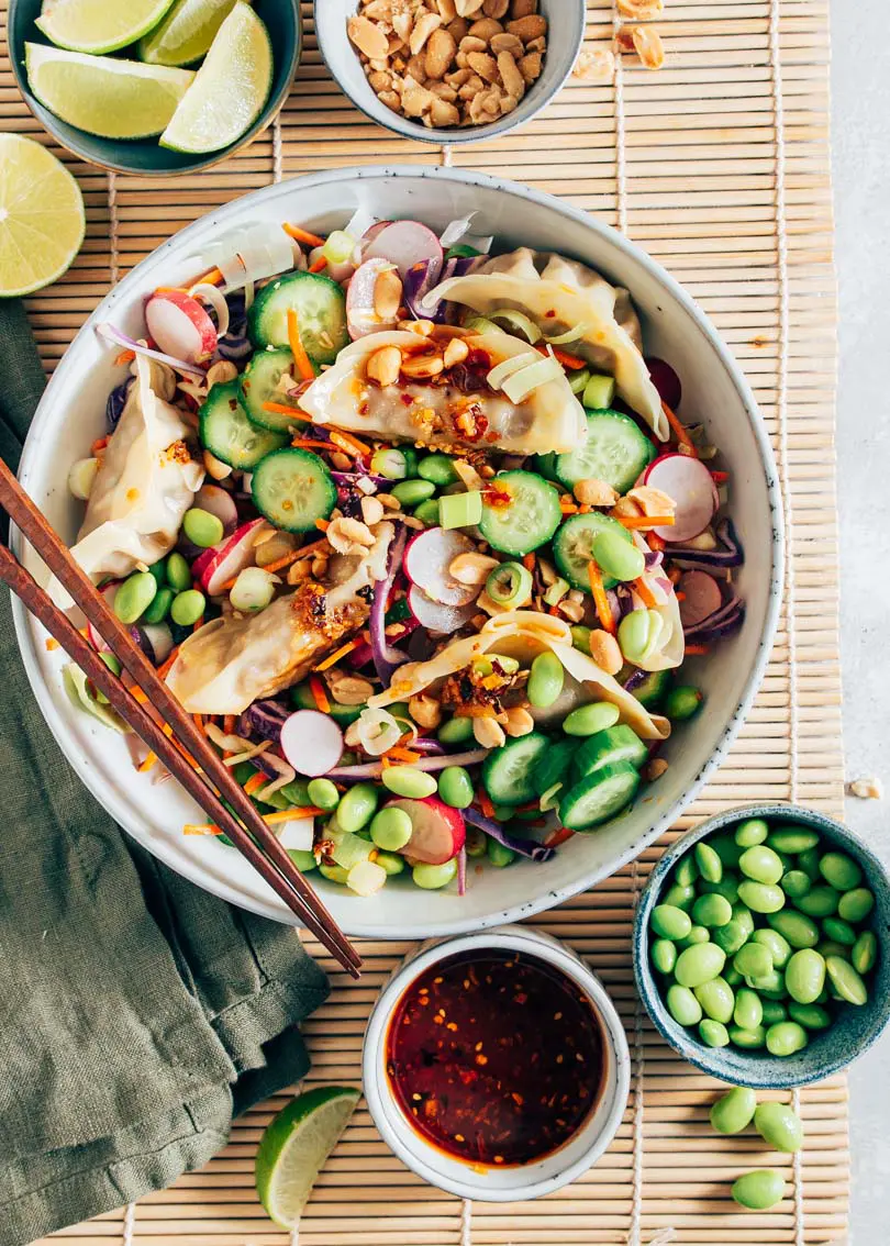 gyoza salade