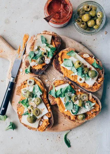 Harissaspread - vegetarische broodjes