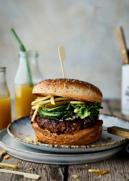 Jackfruit burger