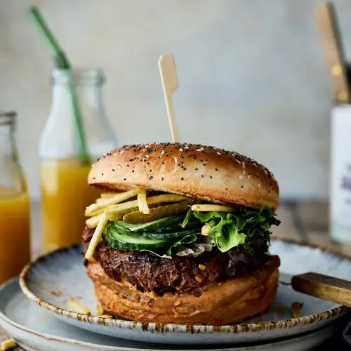 Jackfruit burger