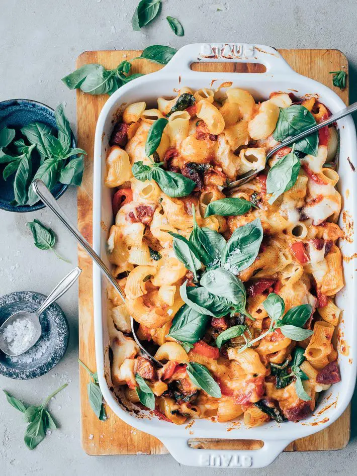 Ovenpasta met romige kaassaus