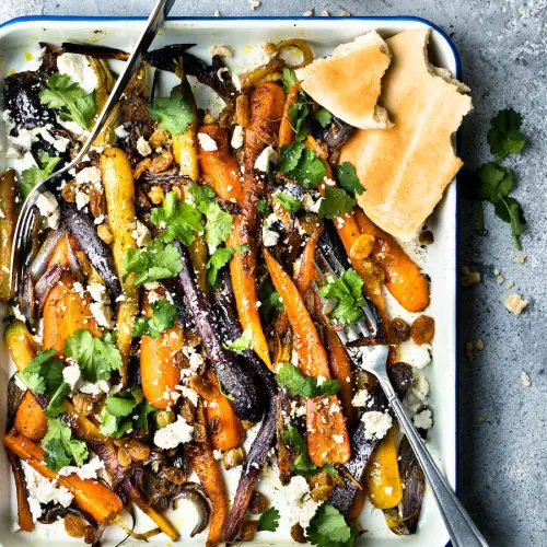 wortels uit de oven