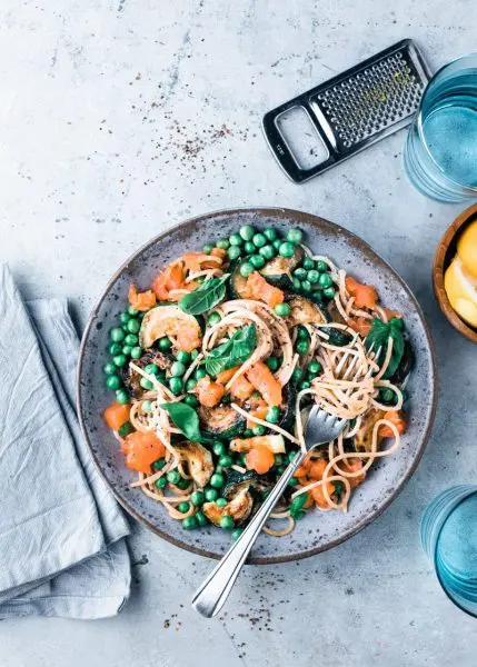 zalm pasta