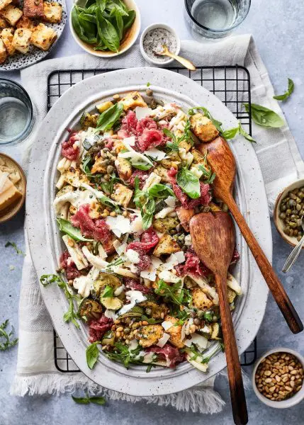 Carpaccio salade - recepten met sla