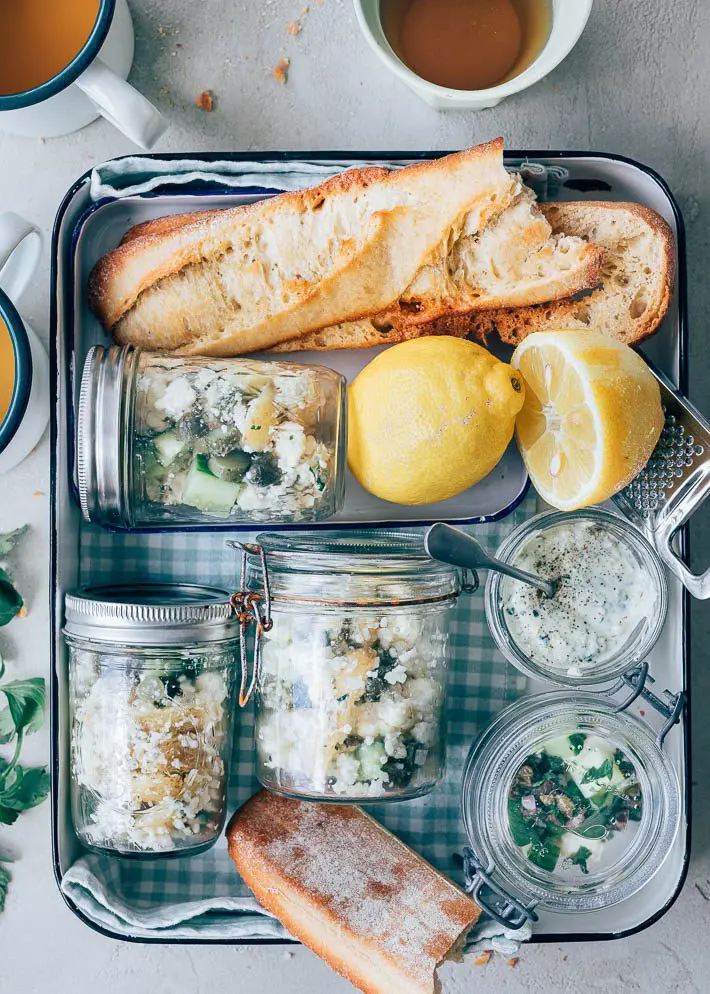 Picknick salade met aardappel