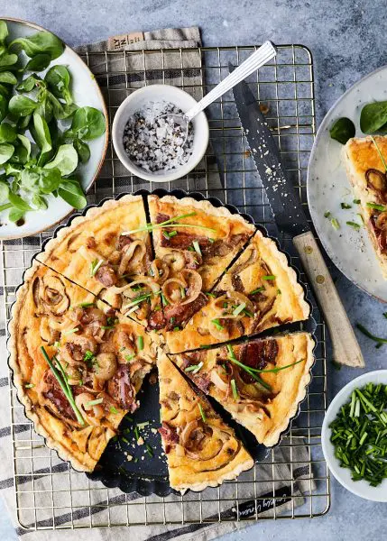 Quiche lorraine recept