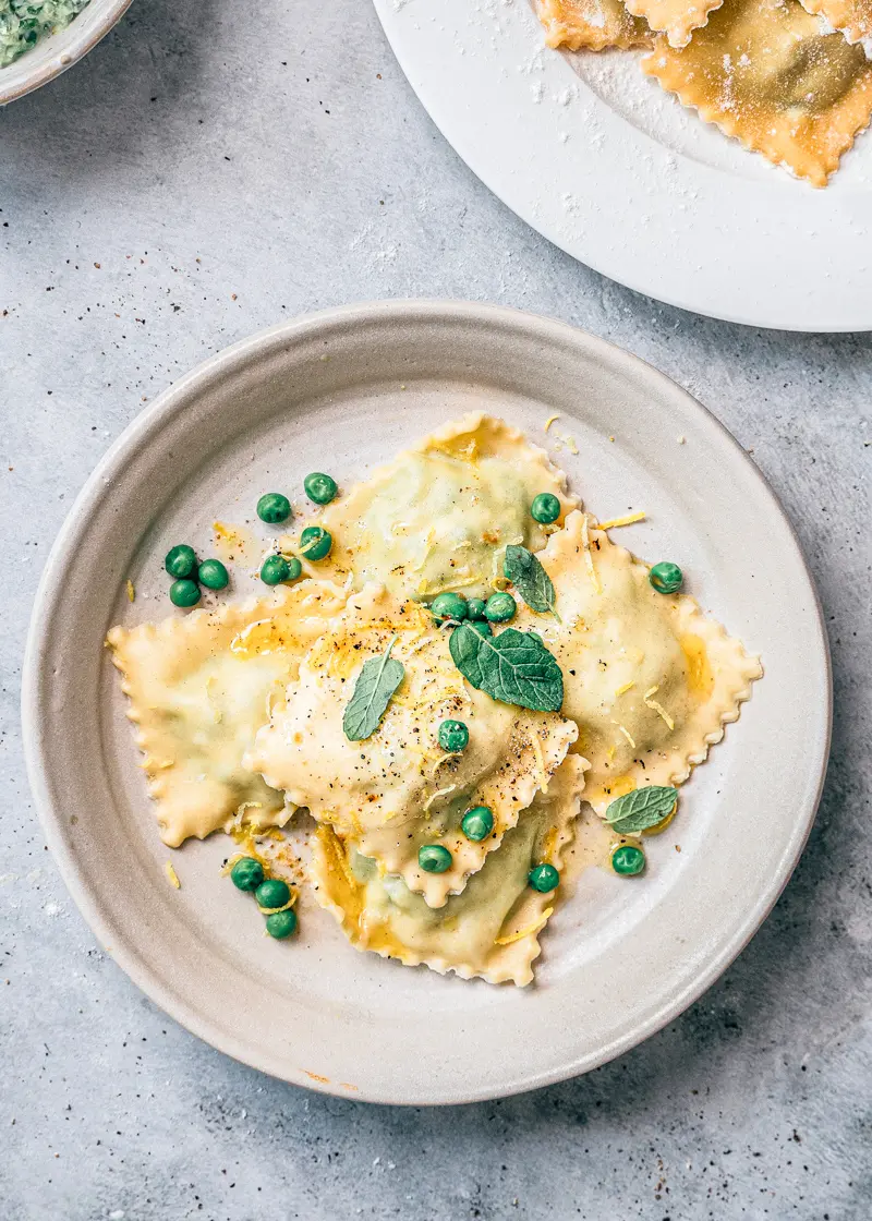Ravioli met ricotta