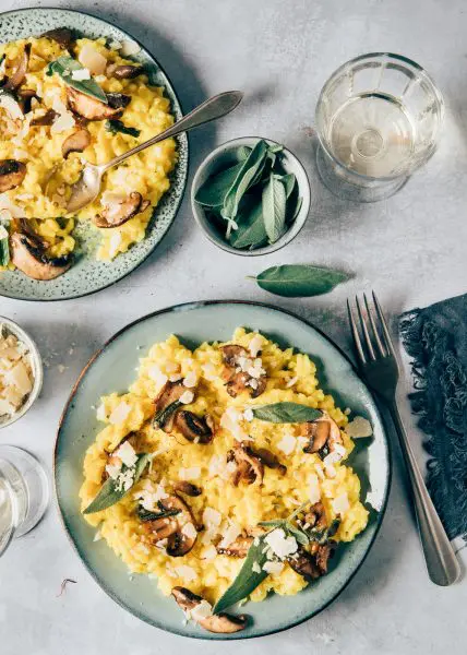Saffraan risotto