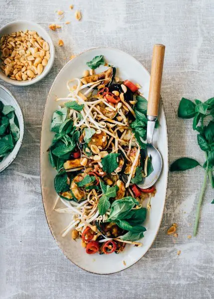 Teriyaki courgette