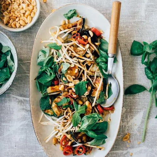 Teriyaki courgette