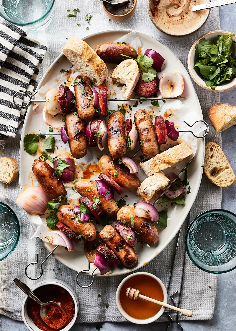 BBQ worst spiesjes