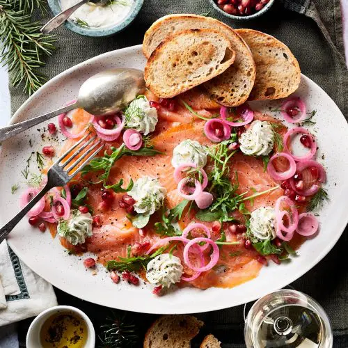Zalm carpaccio - carpaccio recepten