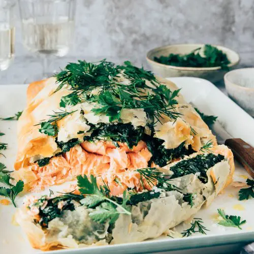 Zalm in filodeeg