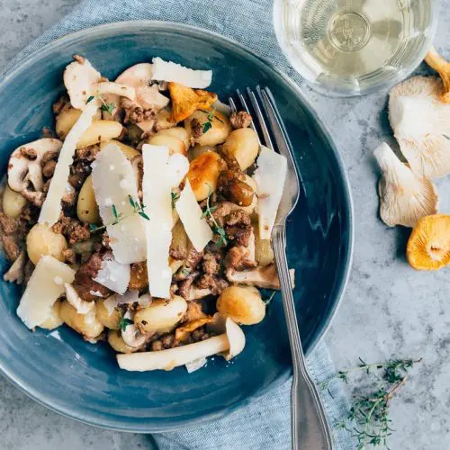 gnocchi paddenstoelenroomsaus