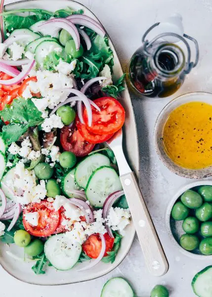 salade met feta
