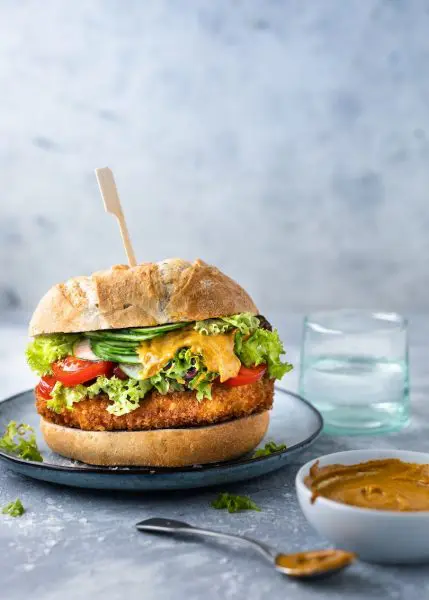 krokante kipburger