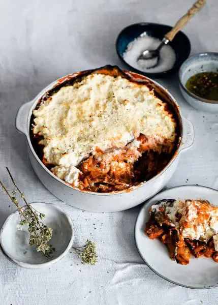 moussaka met ricotta