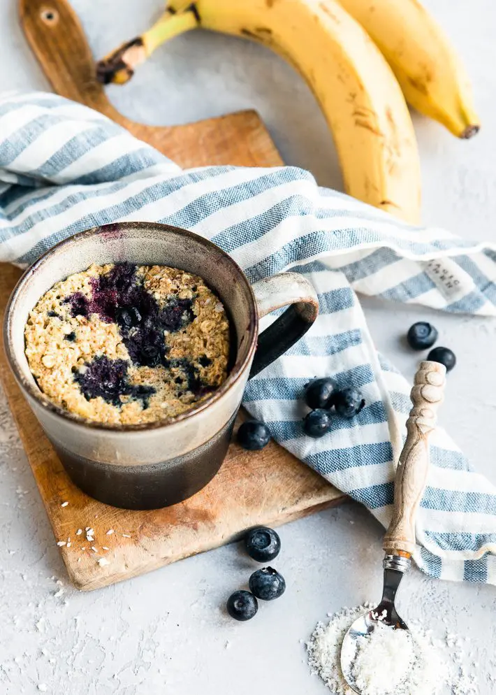 Mug cake van havermout